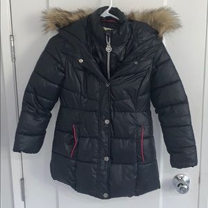 Michael Kors girls puffer hooded jacket
